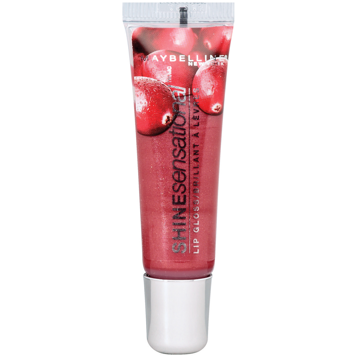 Maybelline New York Shine Sensational Lip Gloss, Cranberry Crave 85, 0.38 fl oz (11.3 ml)