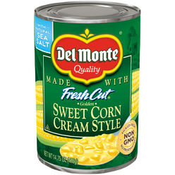 Del Monte Fresh Cut Cream Style Golden Corn Vegetable, 14.75 Ounce -- 24 per case.