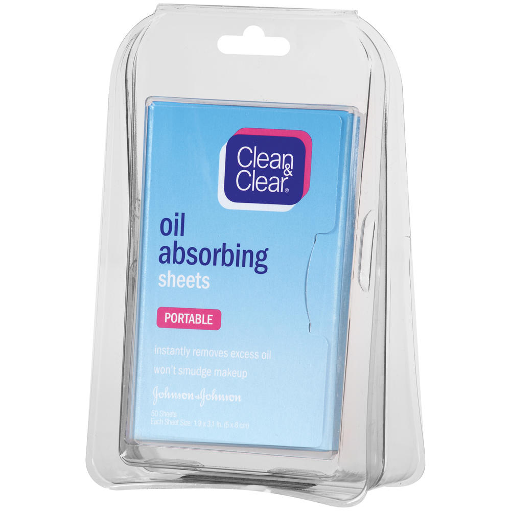Clean & Clear Oil Absorbing Sheets, 50 sheets