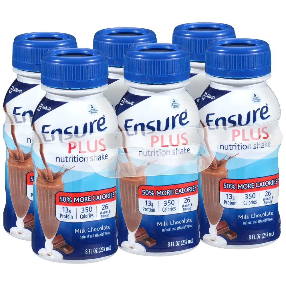 Ensure  Plus Nutrition Shake Milk Chocolate Ready-to-Drink 8 fl oz Bottles