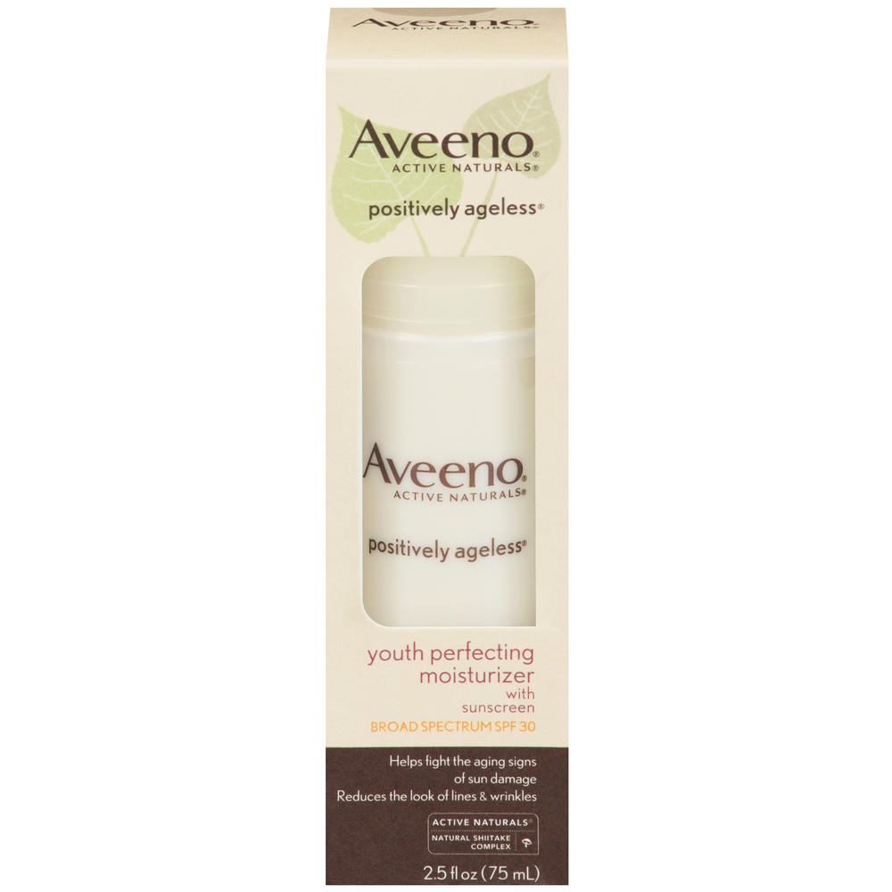 Aveeno Active Naturals Positively Ageless Lifting & Firming Daily Moisturizer, SPF 30, 2.5 fl oz (75 ml)