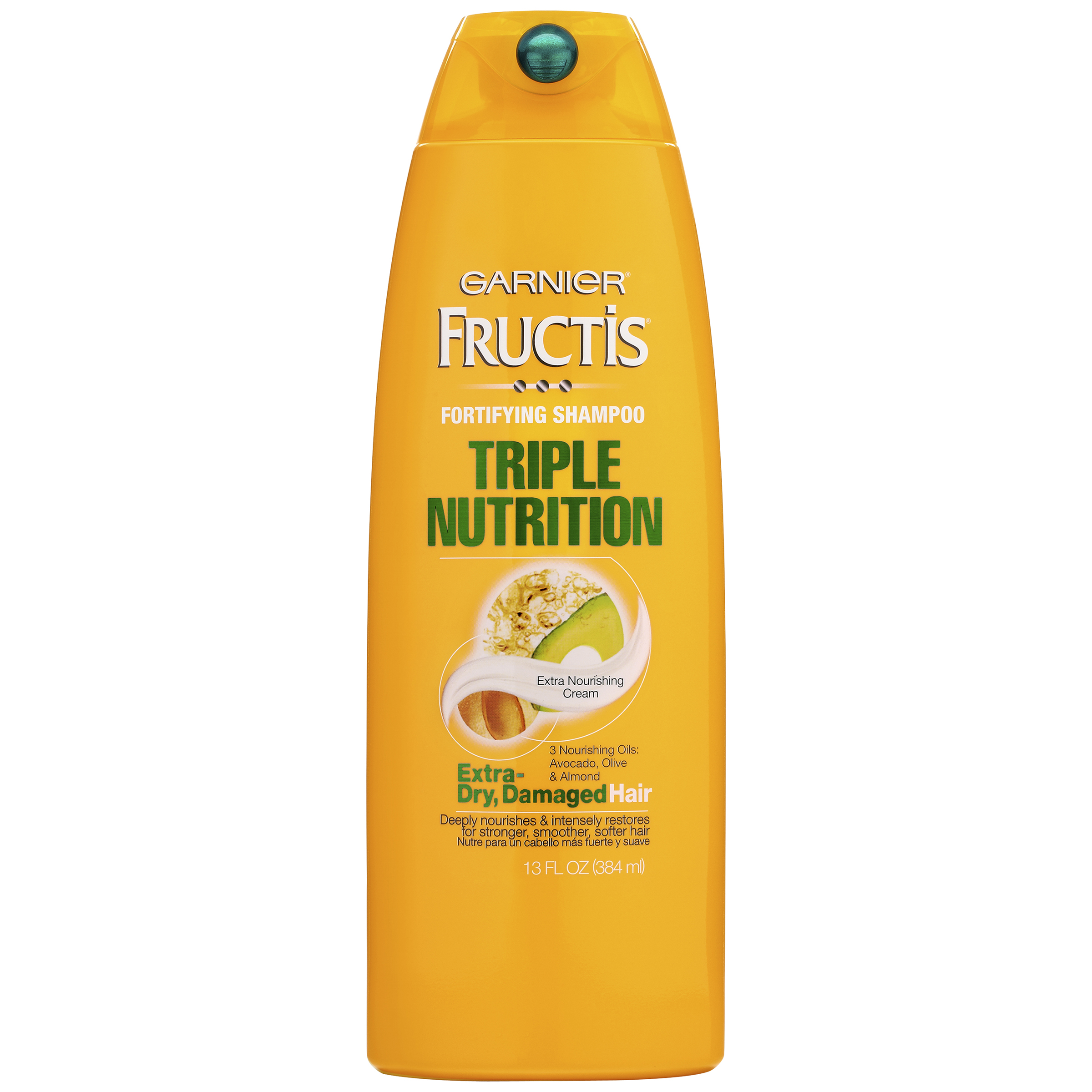 Garnier Fructis Triple Nutrition Fortifying Shampoo, 13 fl oz (384 ml)