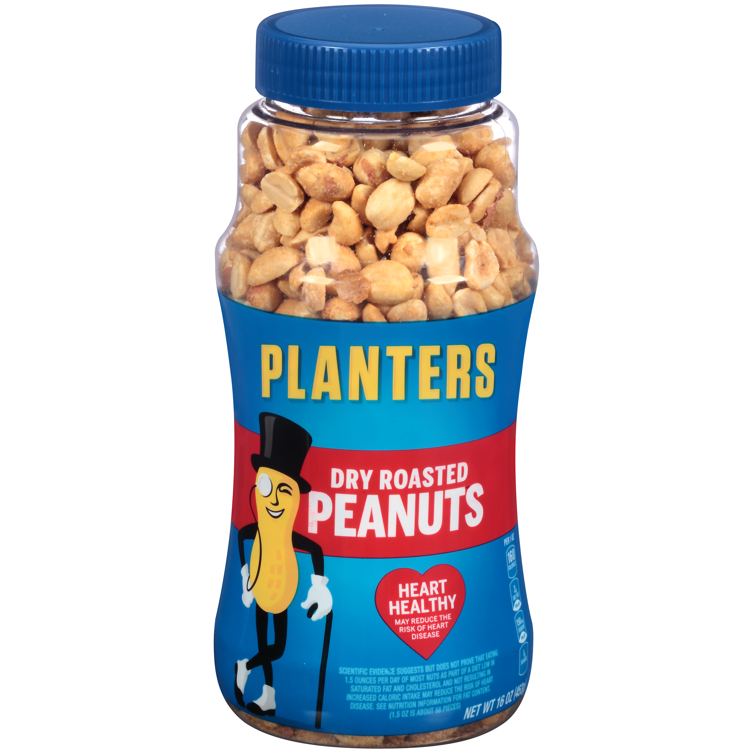 Planters Peanuts, Dry Roasted, 1 lb (453 g)