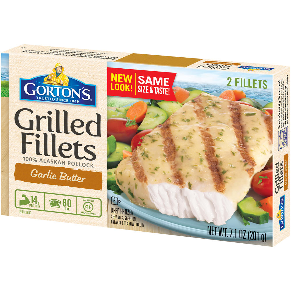 Gorton's Grilled Fillets Fish Fillets, Garlic Butter, 2 fillets [7.6 oz (215 g)]