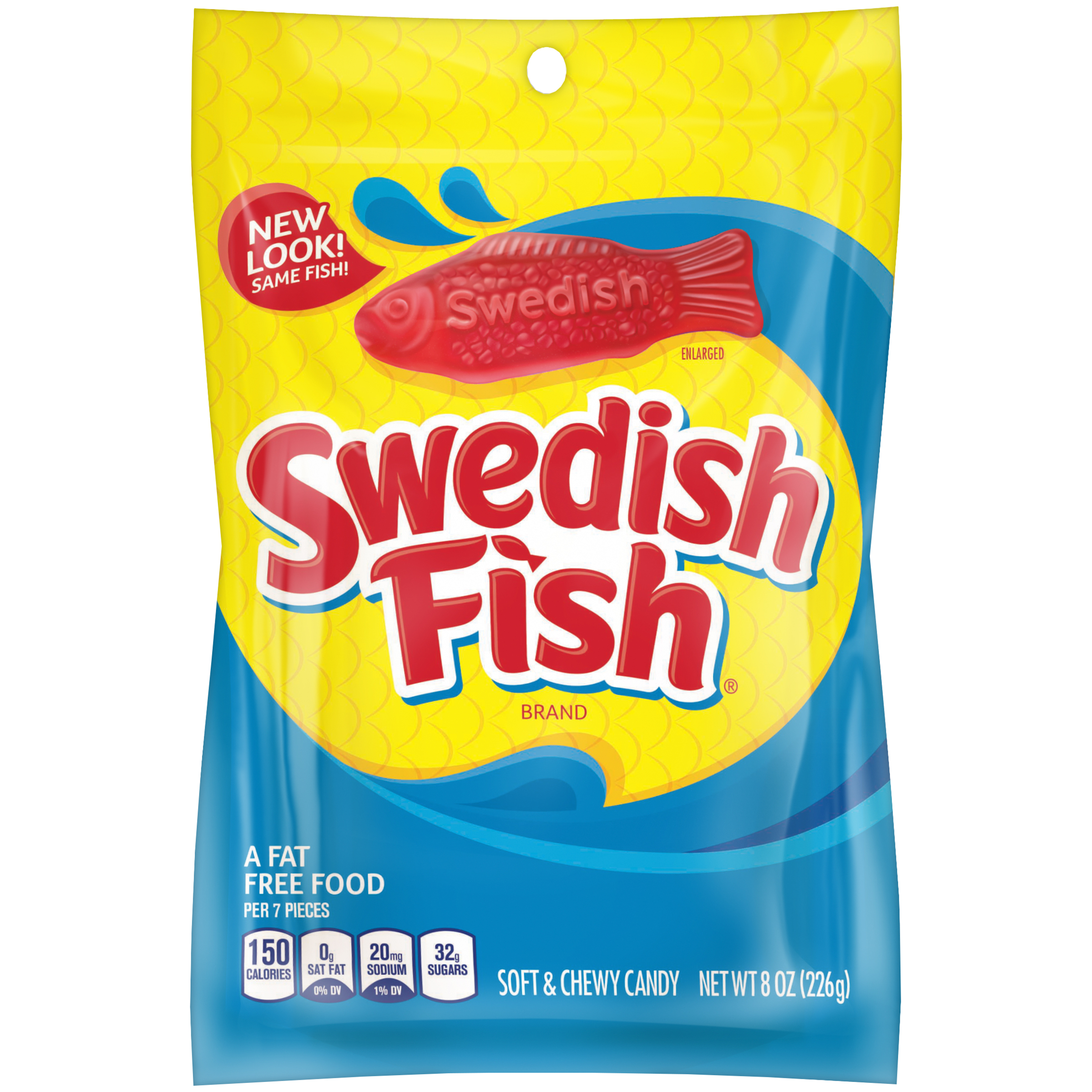 Swedish Fish Candy, Soft & Chewy, 8 oz (226 g)