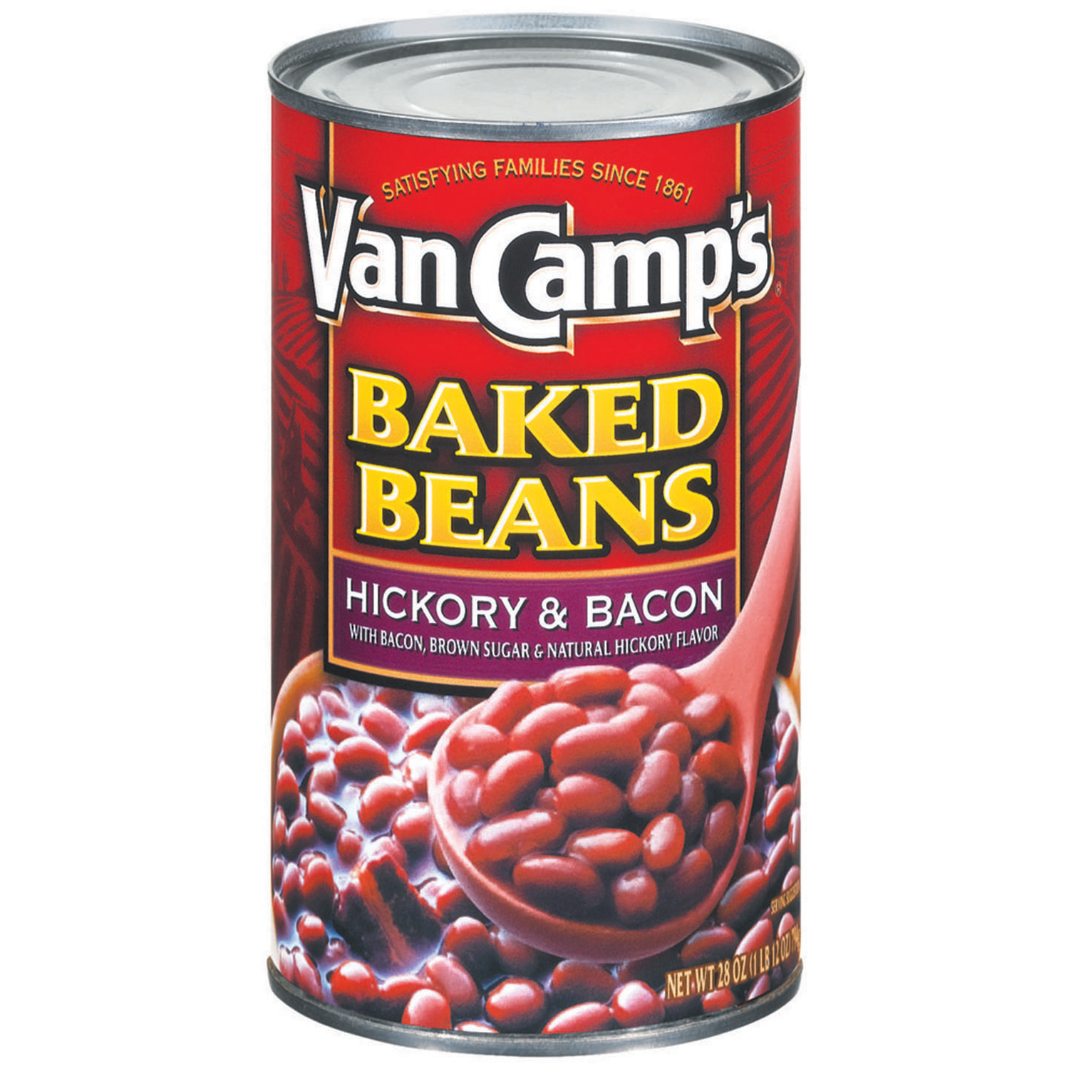 Van Camp's Baked Beans, Hickory & Bacon, 28 oz (1 lb 12 oz) 794 g