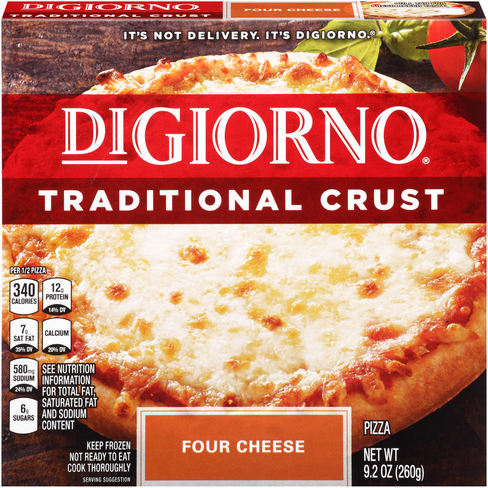 Digiorno For One Pizza, Traditional Crust, Four Cheese, 9.2 oz (260 g)