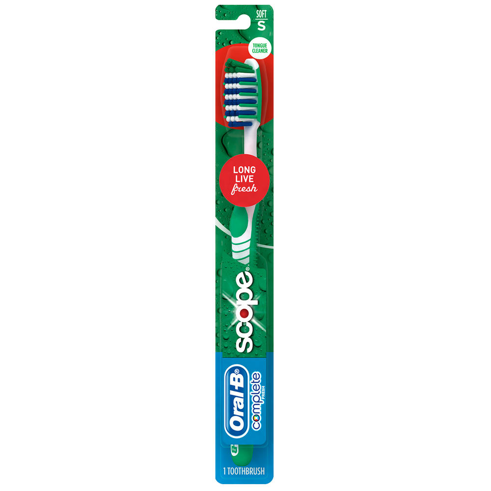 Oral-B Complete Advantage Toothbrush, Whole Mouth Clean, Soft, 1 toothbrush