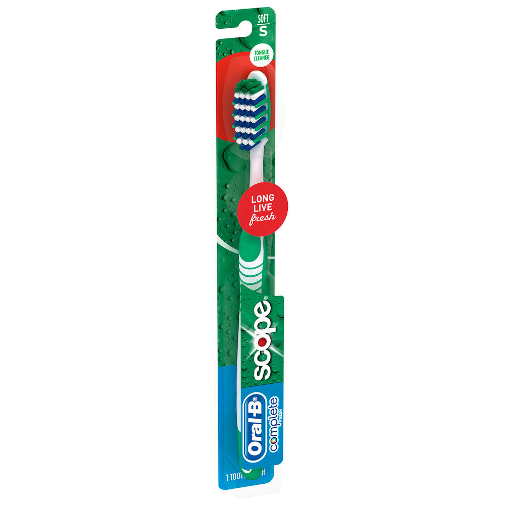 Oral-B Complete Advantage Toothbrush, Whole Mouth Clean, Soft, 1 toothbrush