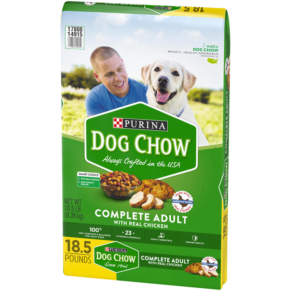 Purina Dog Chow Complete Adult Dog Food 18.5 lb. Bag