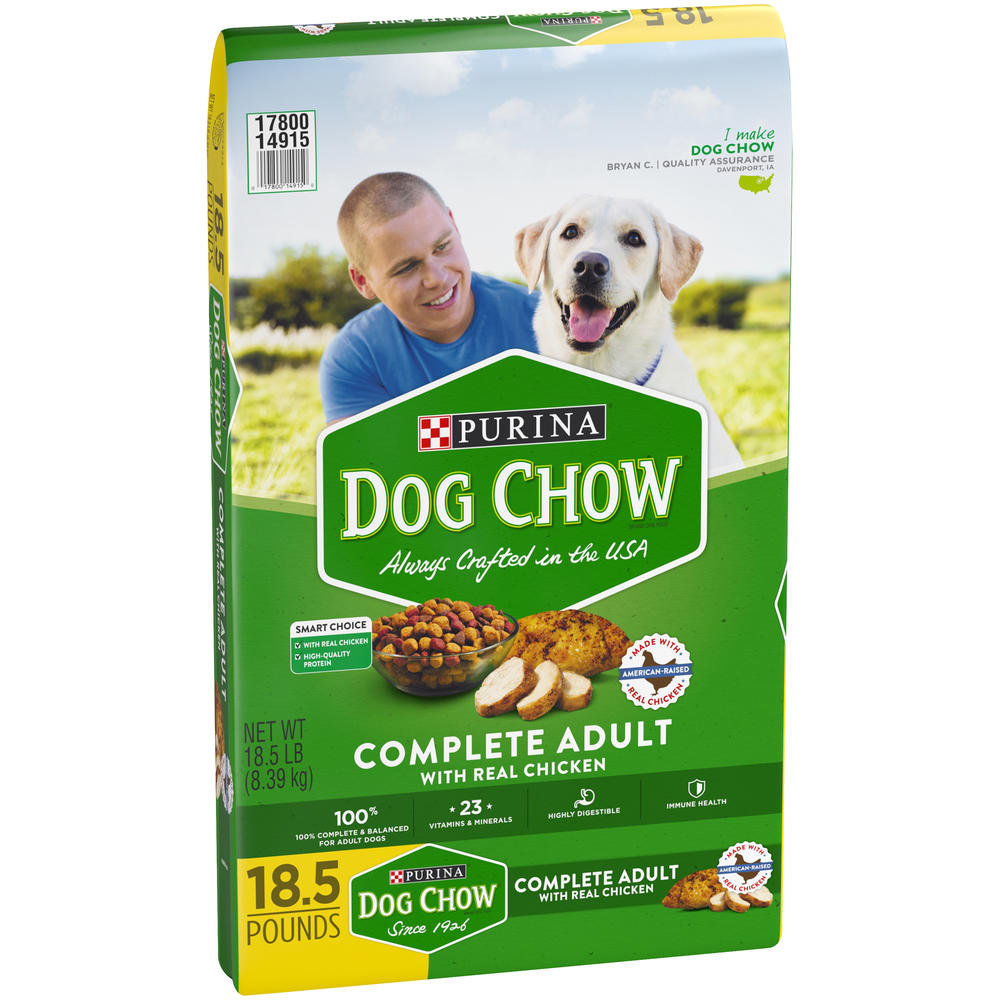 Purina Dog Chow Complete Adult Dog Food 18.5 lb. Bag