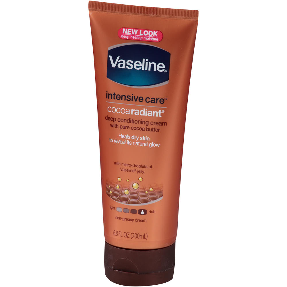 Vaseline Cocoa Butter Extra Care Cream, with Cocoa Butter & Petroleum Jelly, Deep Conditioning, 6.8 fl oz (200 ml)