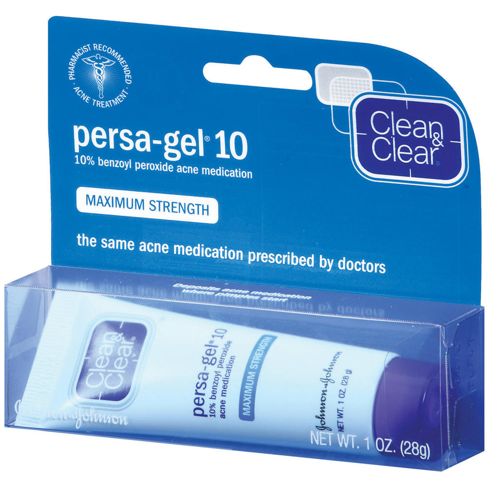 Clean & Clear Acne Medication, 10% Benzoyl Peroxide, Maximum Strength, 1 oz (28 g)