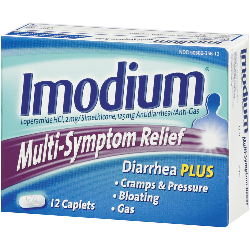 Imodium Multi-Symptom Relief, Caplets, 12 caplets