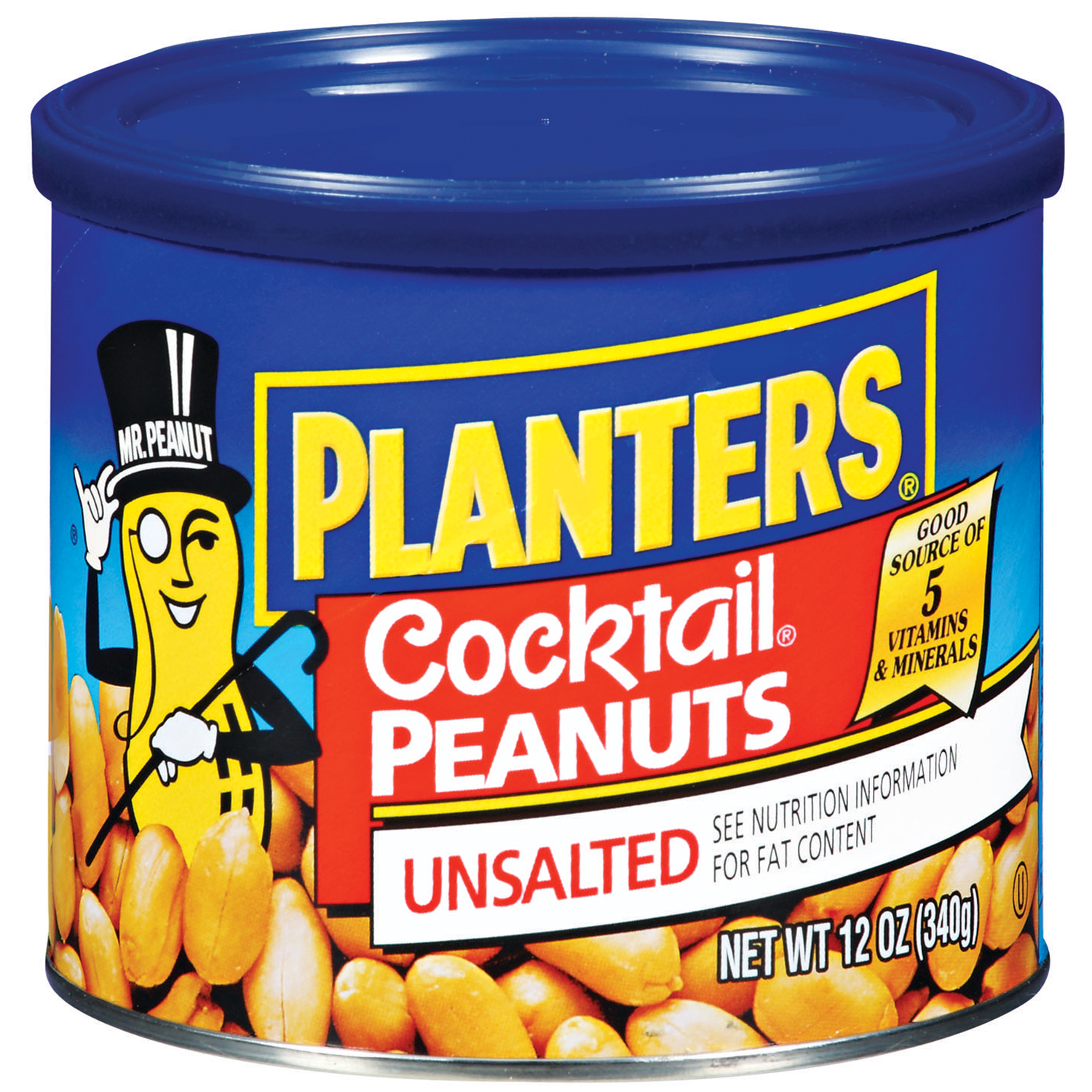 Planters Cocktail Peanuts, Unsalted, 12 oz (340 g)