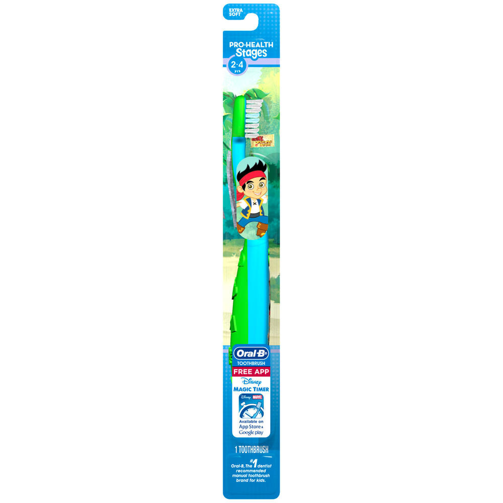 Oral-B Pro-Health Stages Extra Soft Manual Toothbrush Jake And The Neverland Pirates