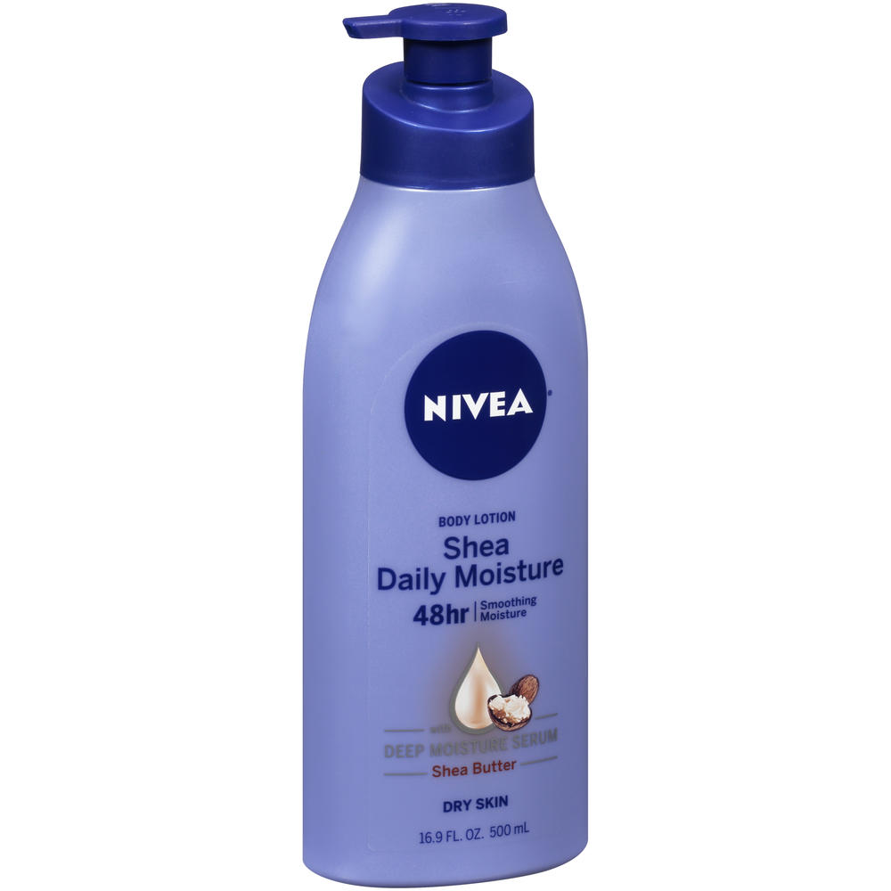 Nivea Body Lotion, Smooth Sensation, Dry Skin, 16.9 fl oz (500 ml)