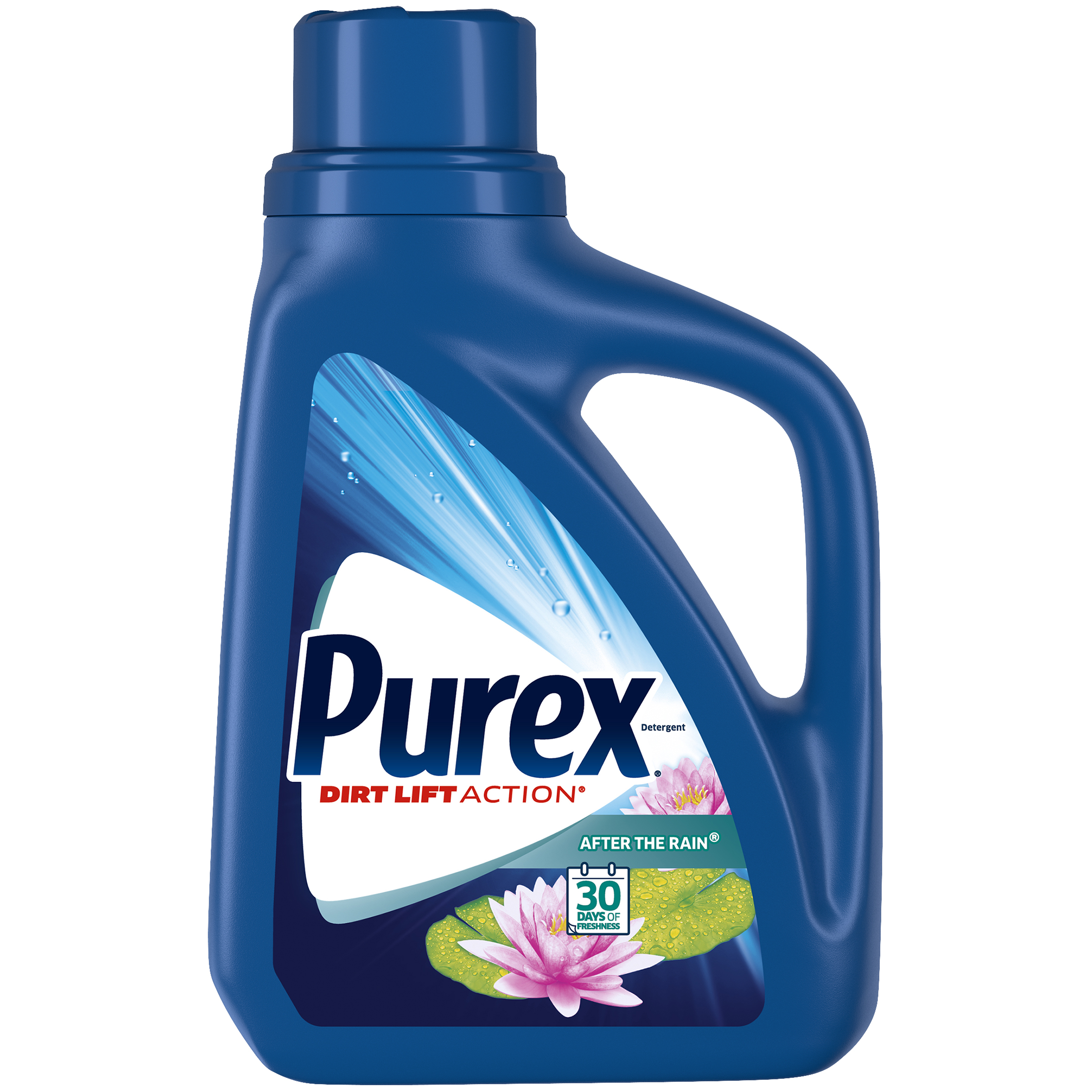 Purex Liquid Detergent, HE,Triple Action, After the Rain, 50 fl oz (1 qt 1 pt 2 fl oz) 1.47 lt