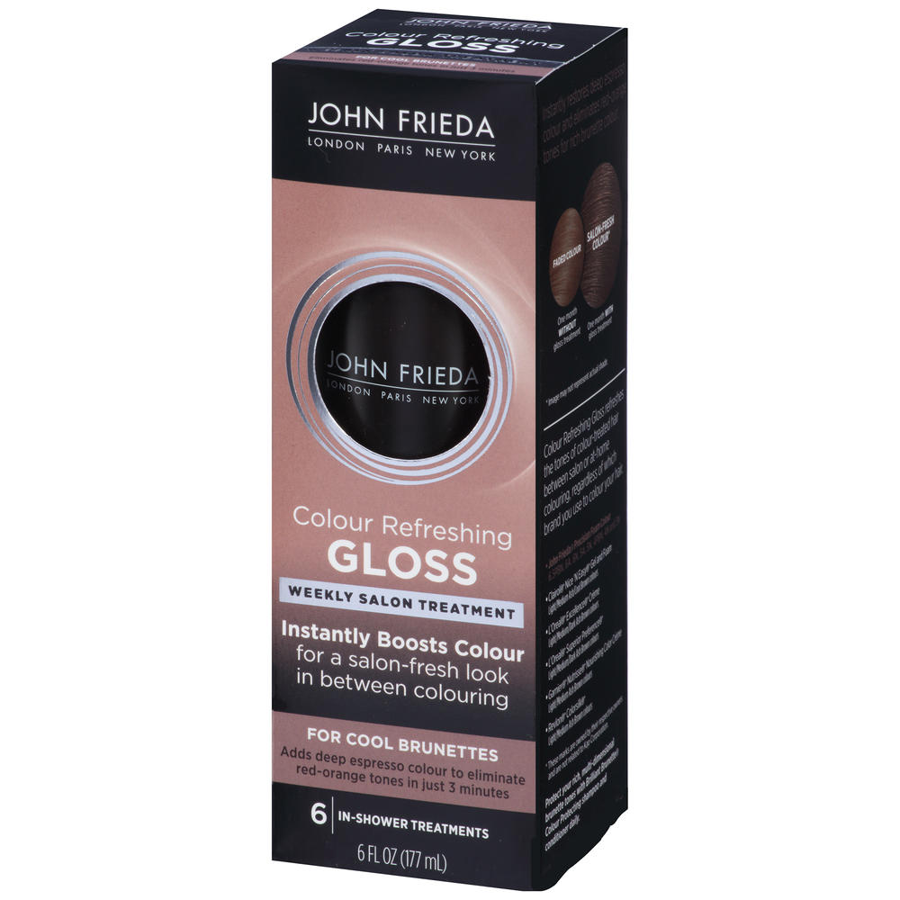 John Frieda Colour Refreshing Gloss, For Cool Brunettes, 6 fl oz (177 ml)