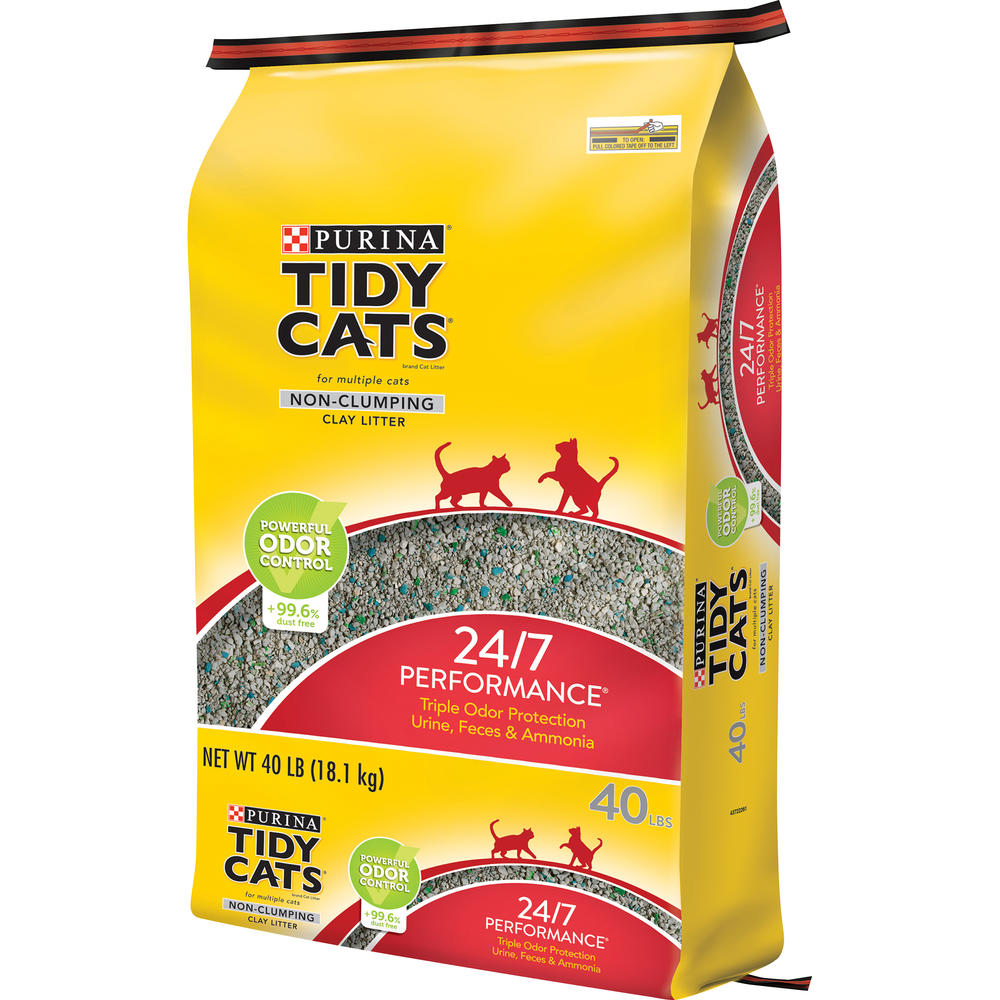Tidy Cats 24/7 Performance Cat Litter 40 lb. Bag