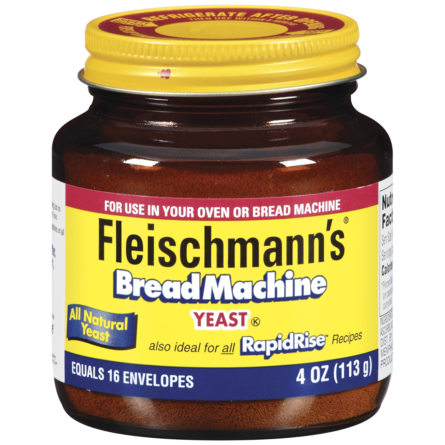 Fleischmann's Bread Machine Yeast, 4 oz (113 g)