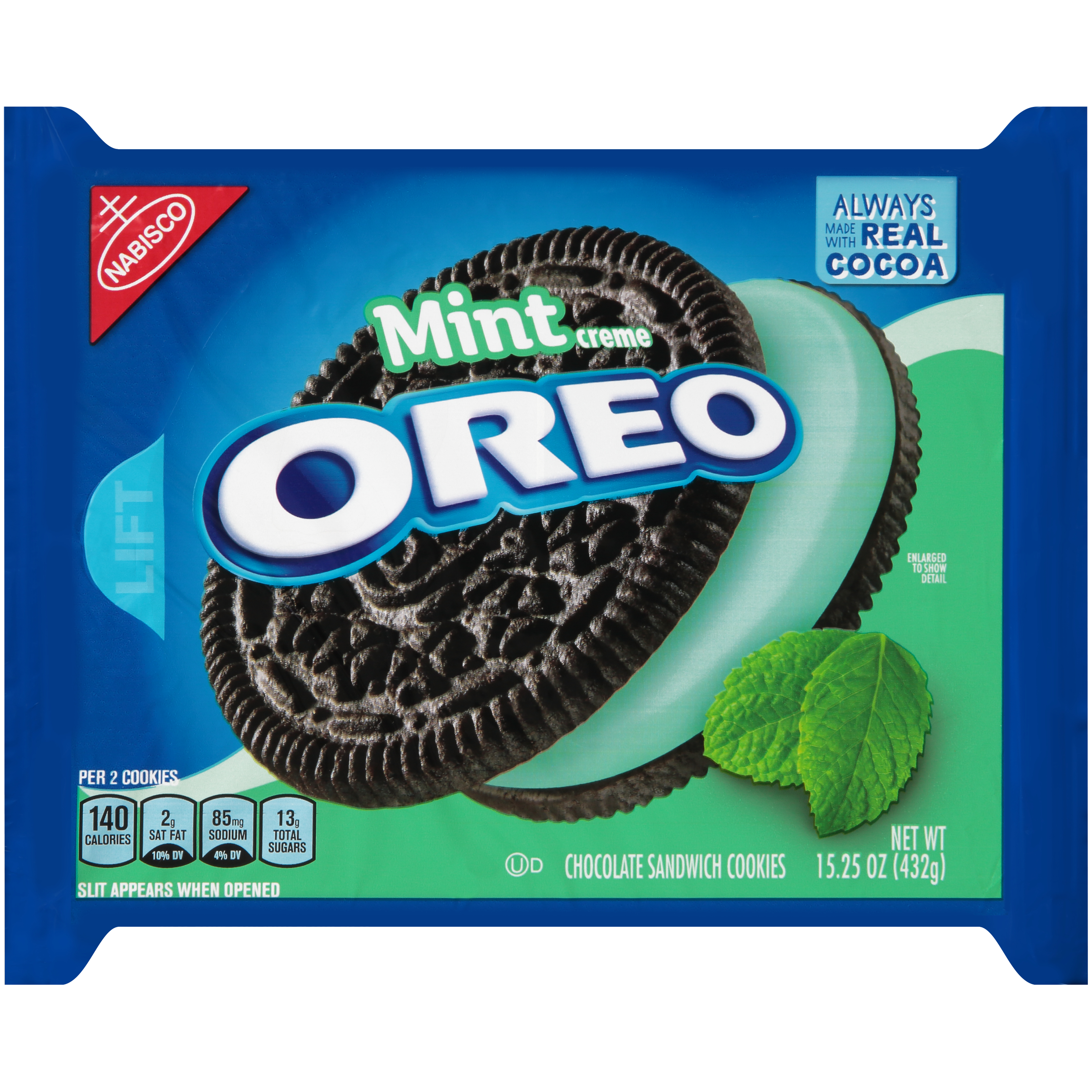 Oreo Cookies Cool Mint Creme 15.25 oz Oreo Cookies Cool Mint Creme 15.25 oz