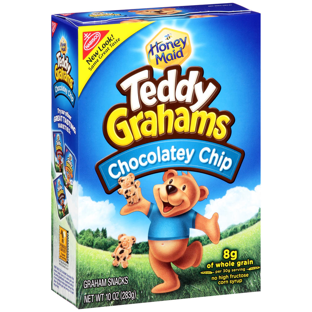 Nabisco Teddy Grahams Graham Snacks, Chocolatey Chip, 10 oz (283 g)