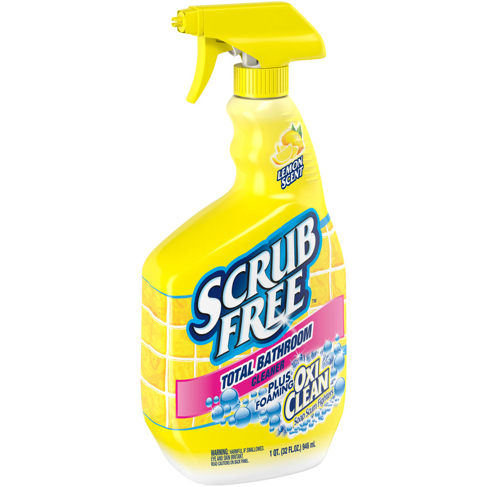 Arm & Hammer Scrub Free Bathroom Cleaner, Lemon Scent - 32 fl oz (1 qt) 946 ml