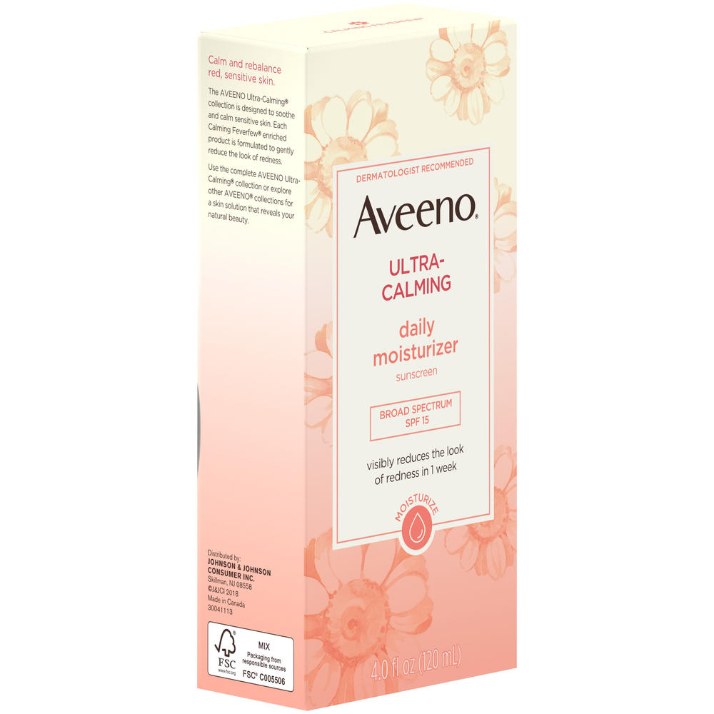 Aveeno Active Naturals Daily Moisturizer, Ultra-Calming, 4 fl oz (120 ml)