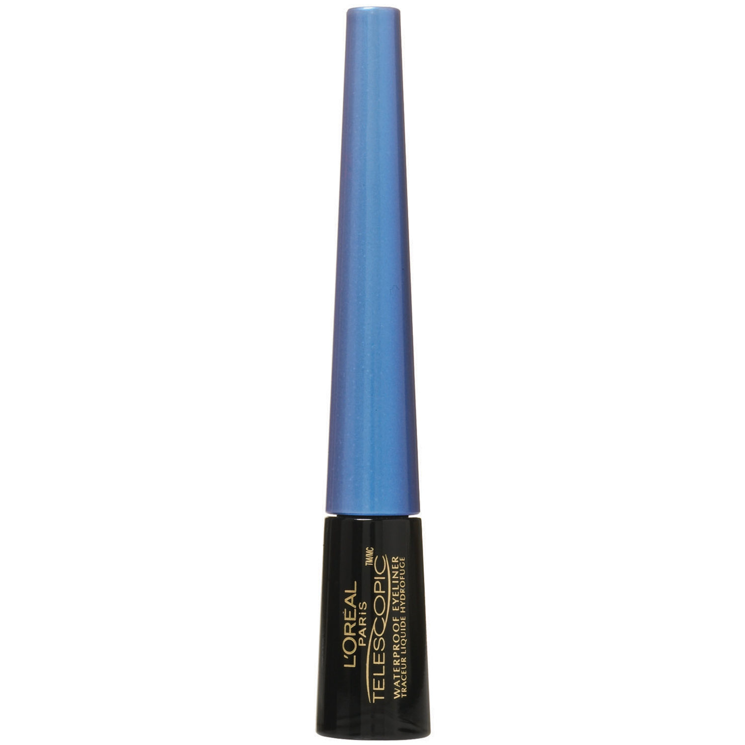 L'Oreal Telescopic Precision Liquid Eyeliner, Waterproof, Black 800, 0.06 fl oz (2 ml)