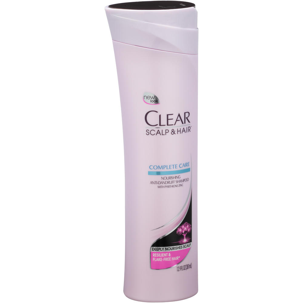 Clear Scalp & Hair Therapy Complete Care Nourishing Anti-Dandruff Shampoo, 12.9 fl oz