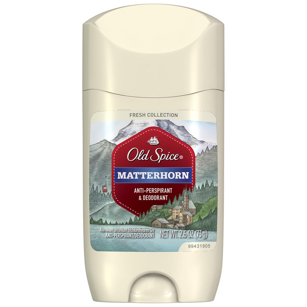 Old Spice Fresh Collection Anti-Perspirant/Deodorant, Matterhorn 2.6 oz (73 g)