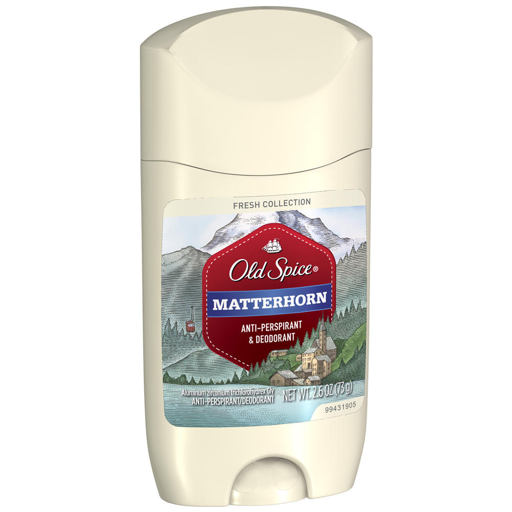 Old Spice Fresh Collection Anti-Perspirant/Deodorant, Matterhorn 2.6 oz (73 g)