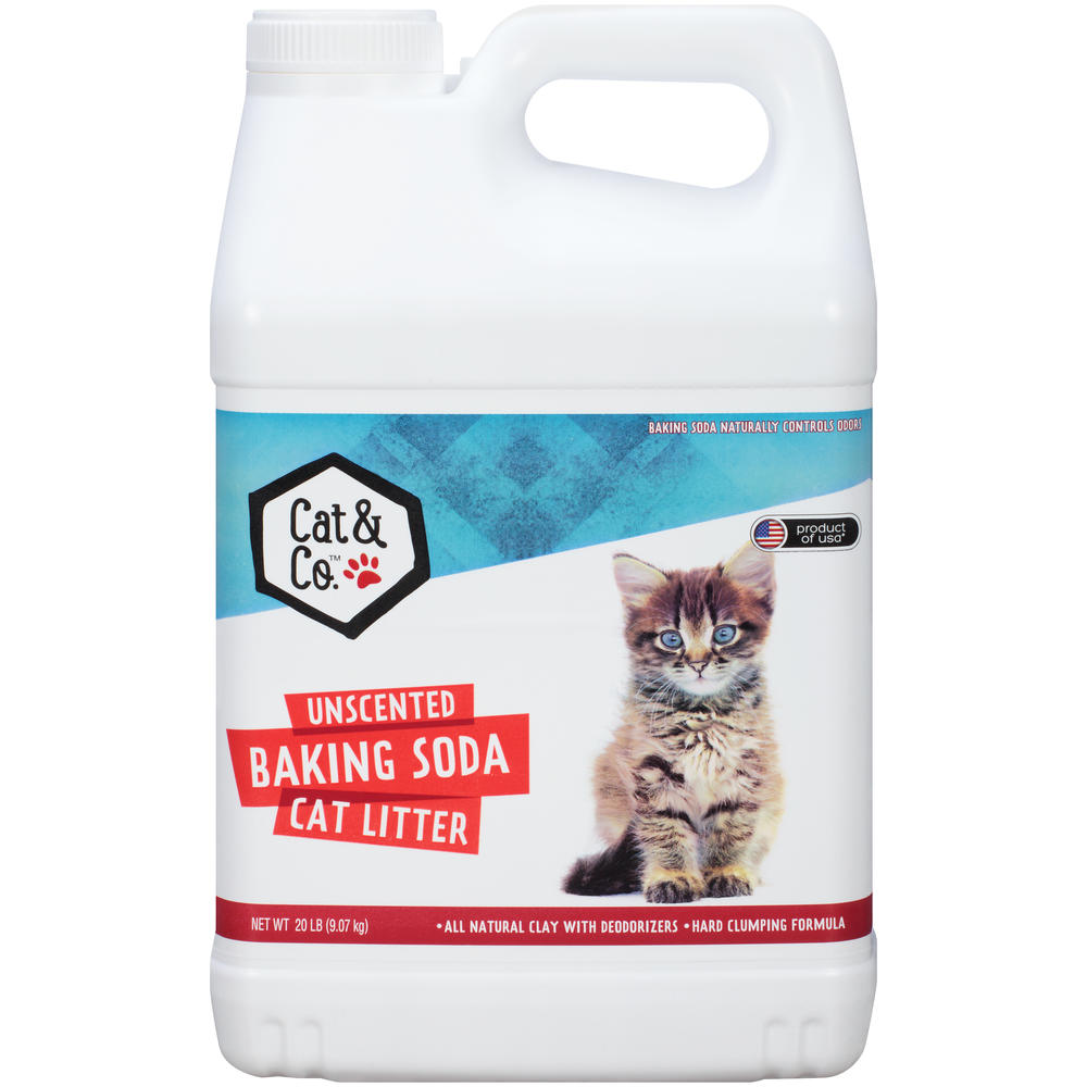 Cat & Co. Unscented Baking Soda, Cat Litter, 20 Lb