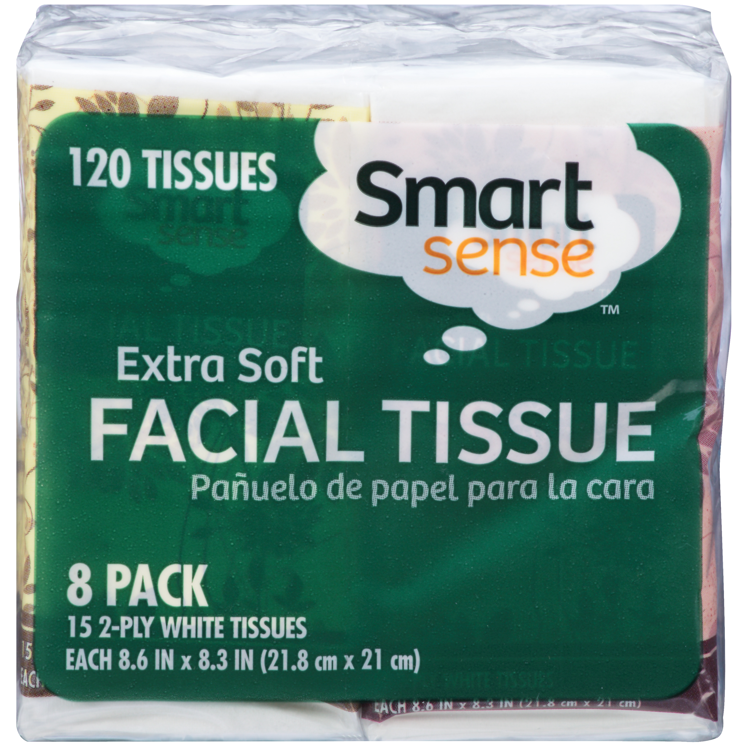 883967296460 UPC - Smart Sense Pocket Facial Tissue, 120 Tissues | UPC ...