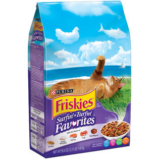 Friskies Surfin' & Turfin' Favorites Cat Food 3.15 lb. Bag