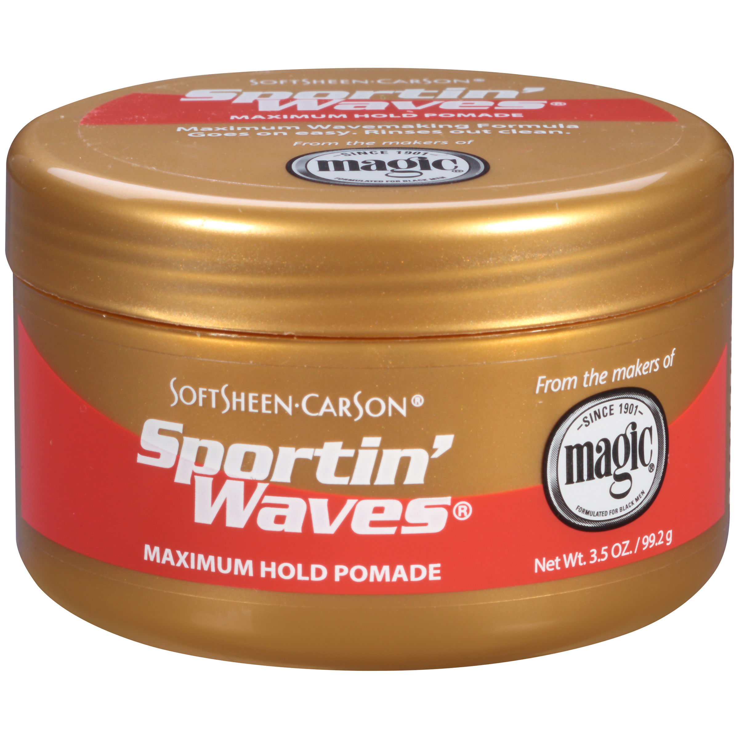 Sportin' Waves Soft Sheen-Carson  Pomade, Maximum Hold, 3.5 oz (99.2g)
