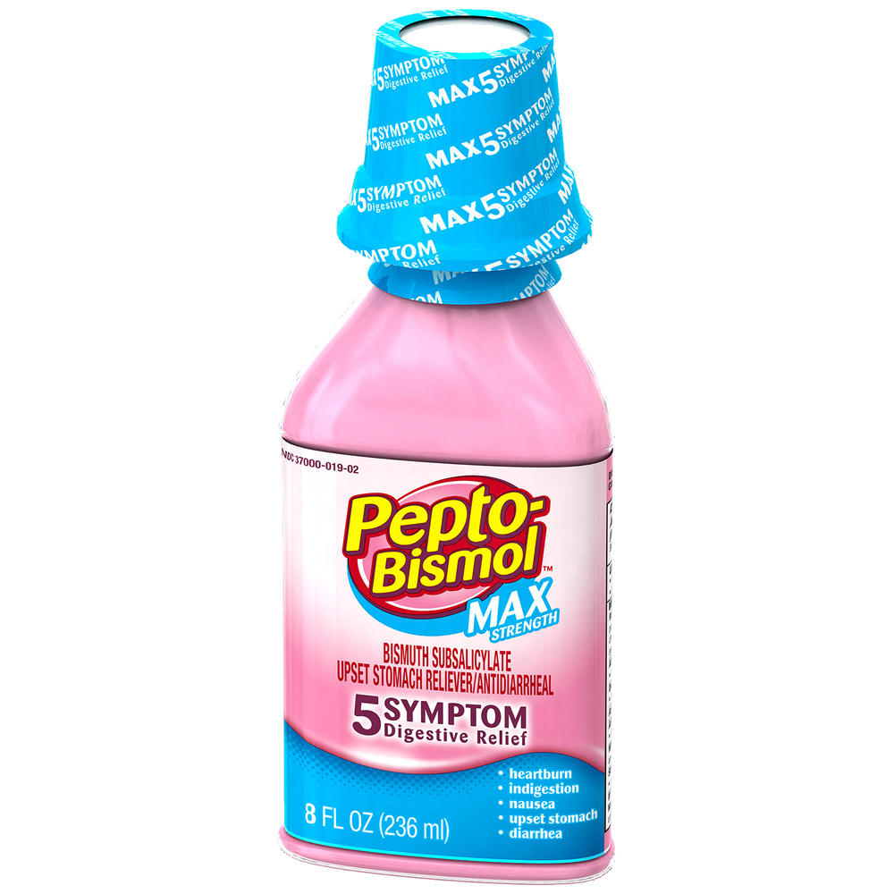 Upset Stomach Reliever/Antidiarrheal, Max Strength, 8 fl oz (236 ml)