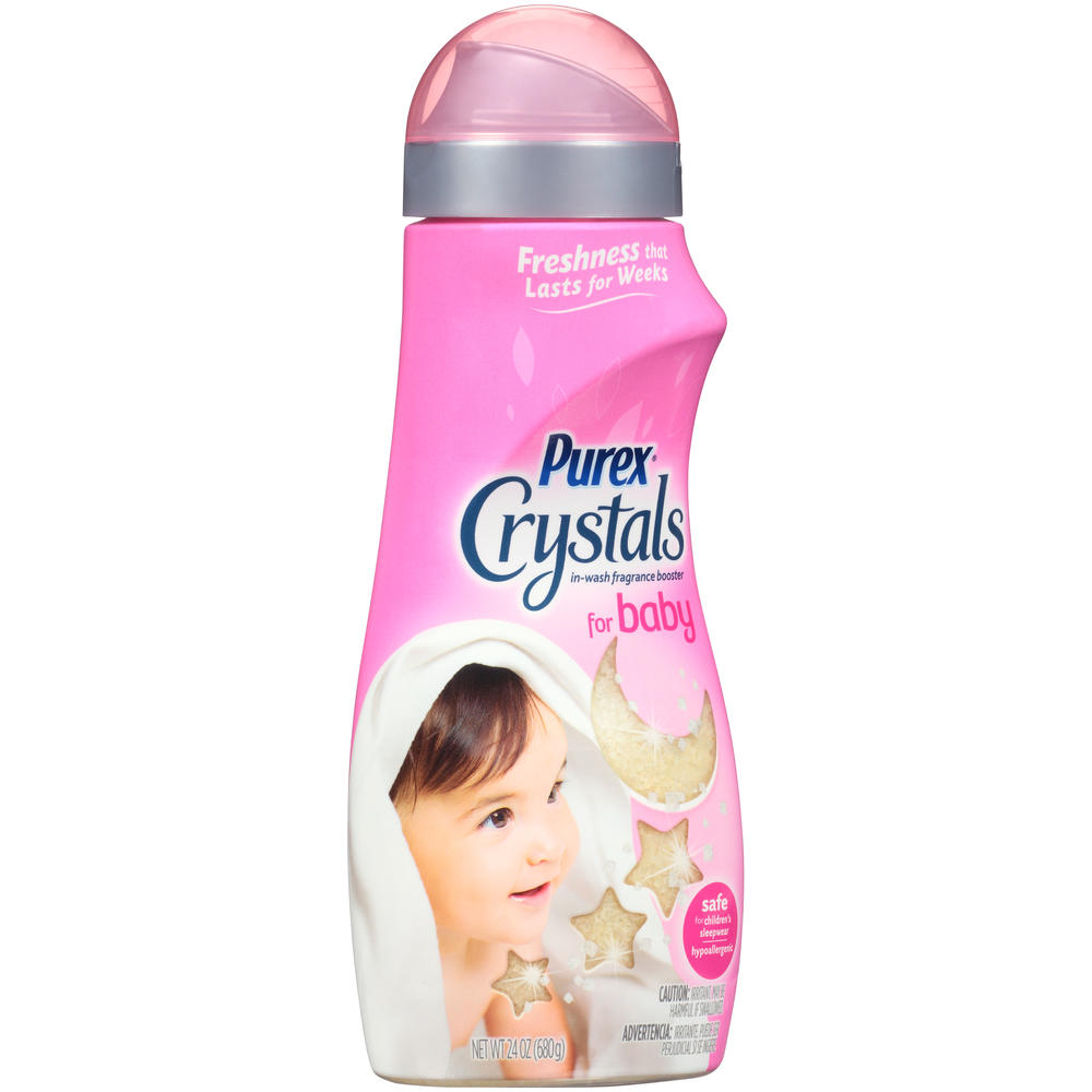 Purex Laundry Enhancer, Crystals For Baby 32 Loads, 28 oz (804g).