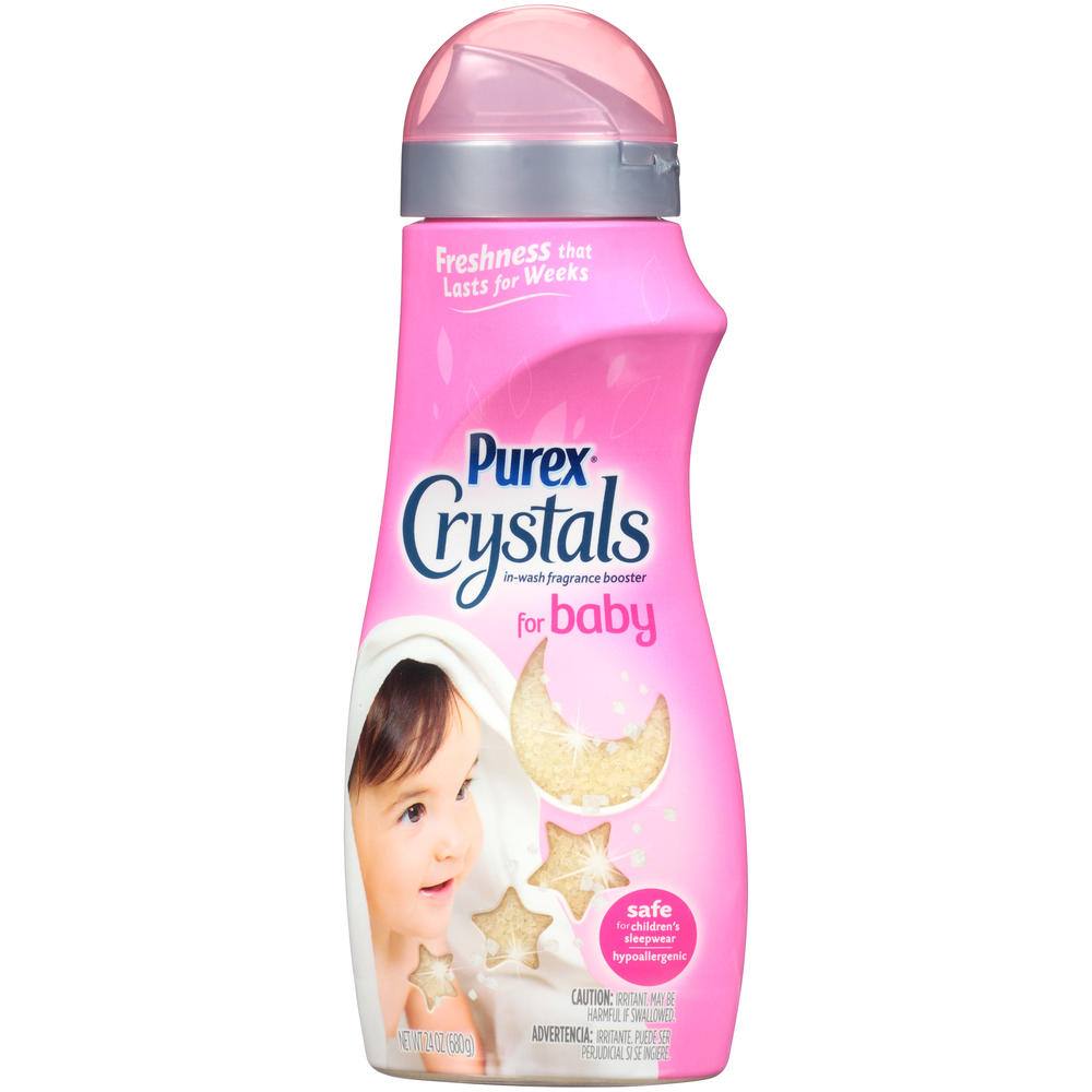 Purex Laundry Enhancer, Crystals For Baby 32 Loads, 28 oz (804g).
