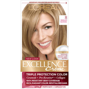 L Oreal Excellence Creme Pro Keratine 8 Medium Blonde