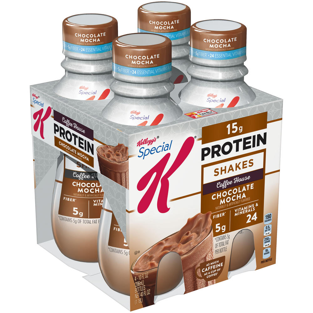 Kellogg's Protein Shakes, Special K Protein Chocolate Mocha, 40 fl oz
