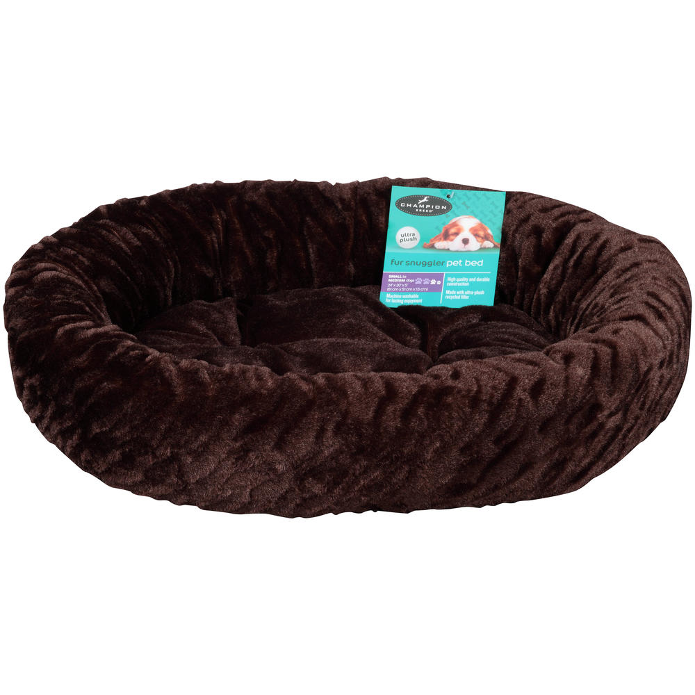 Champion Breed Fur Snuggler Small to Medium Dogs Pet Bed   Pet