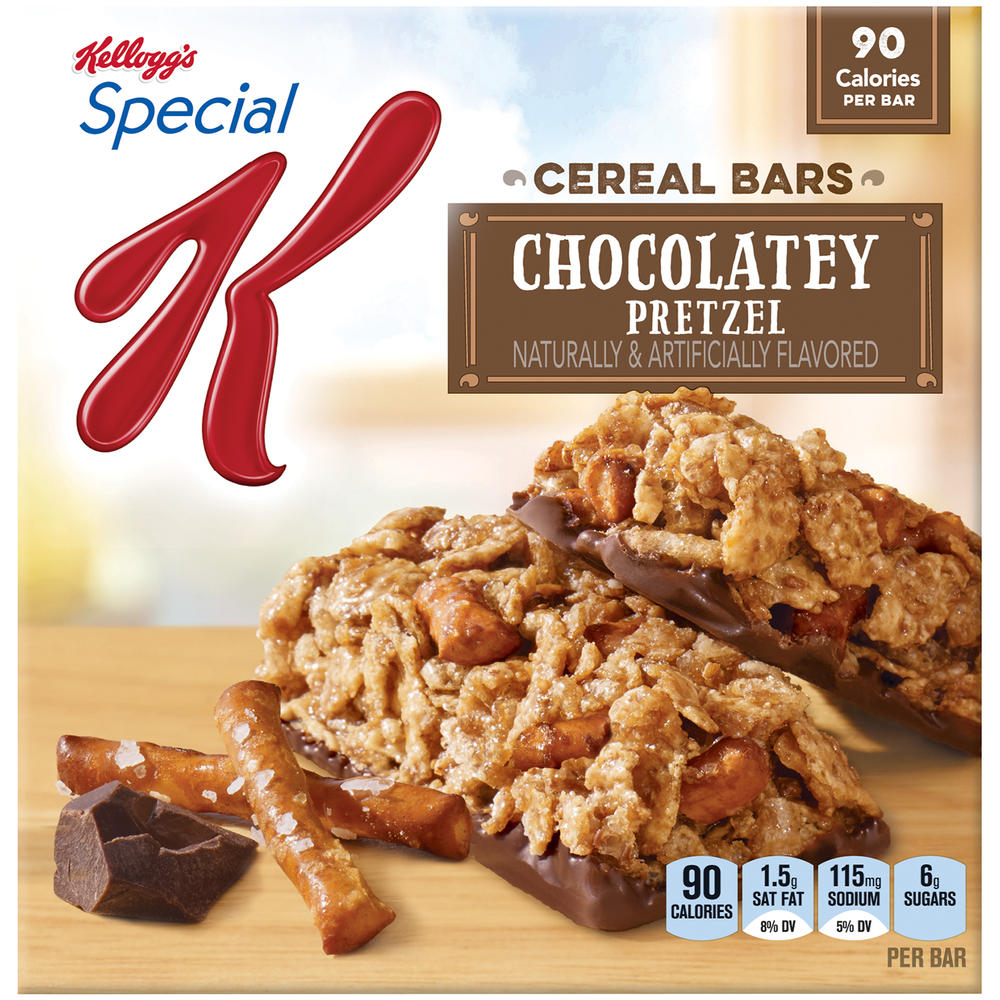Kellogg's Special K Chocolatey Pretzel Cereal Bars, 6 - 0.77 oz bars [4.6 oz (132 g)]