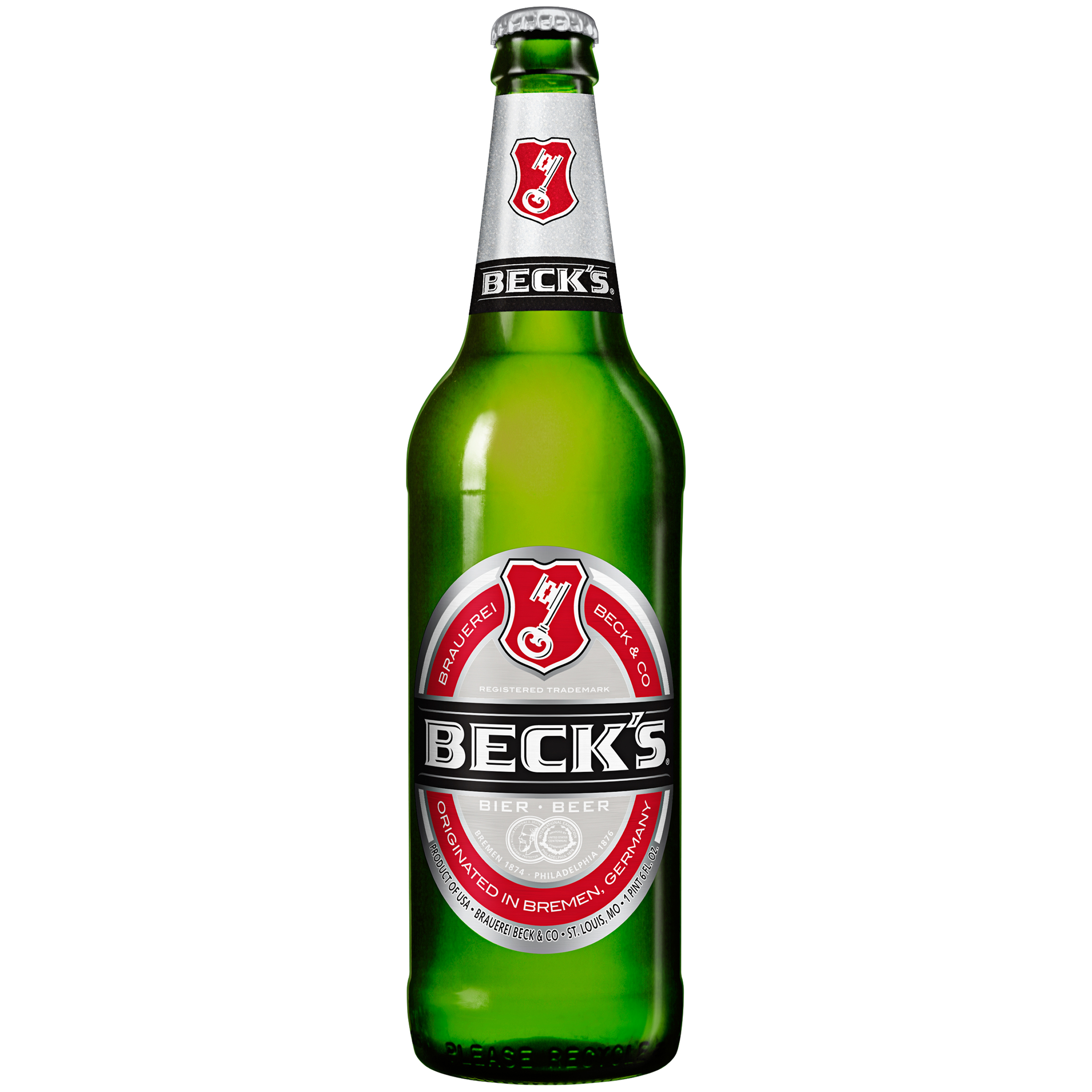 Beck's Beer, Super Size,   24 fl. 0z. Bottle