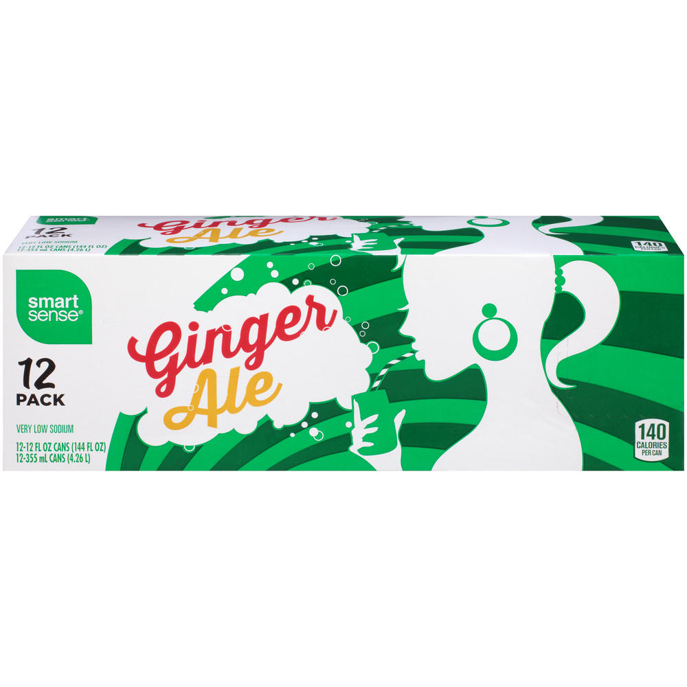 Smart Sense Ginger Ale 12 pk 12 fl oz Cans   Food & Grocery