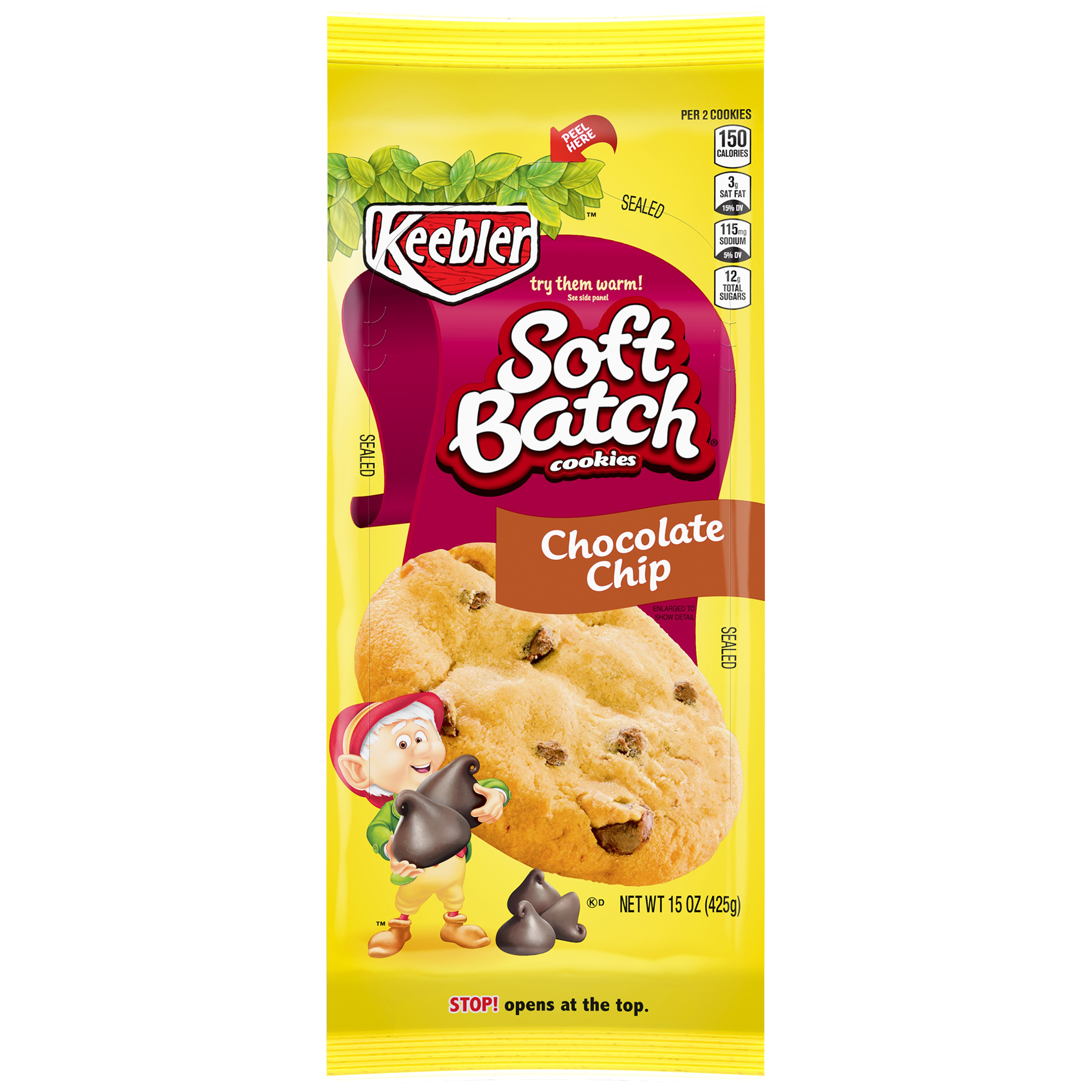 Keebler Cookies Soft Batch Chocolate Chip 15 oz Keebler Cookies Soft Batch Chocolate Chip 15 oz