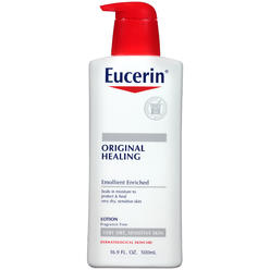 Eucerin Original Healing Lotion Fragrance Free Rich Lotion for Extremely Dry Skin 16.9 fl. oz. Pump Bottle