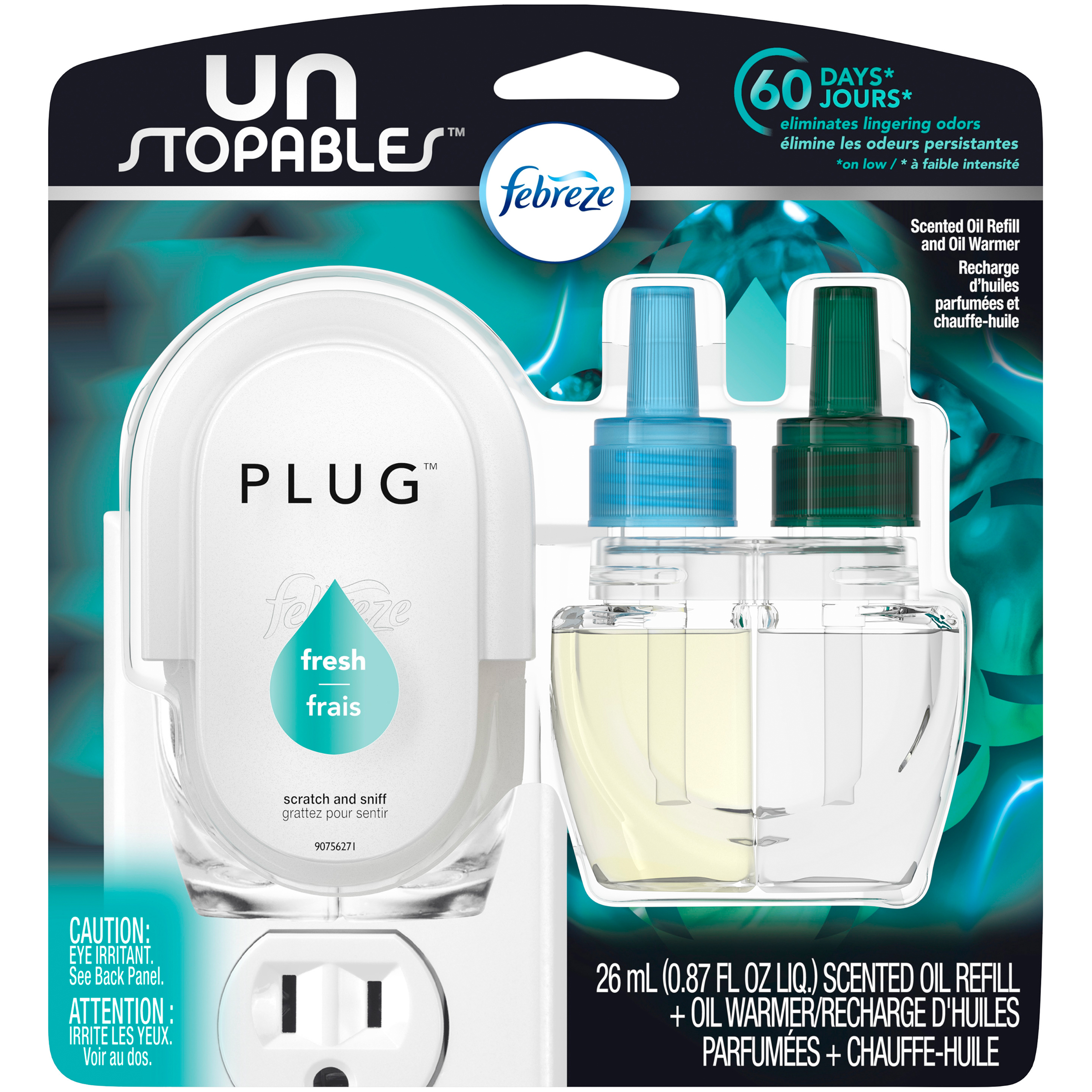 Febreze Scented Oil Air Freshener with Warmer, Fresh, 0.87 oz Shop