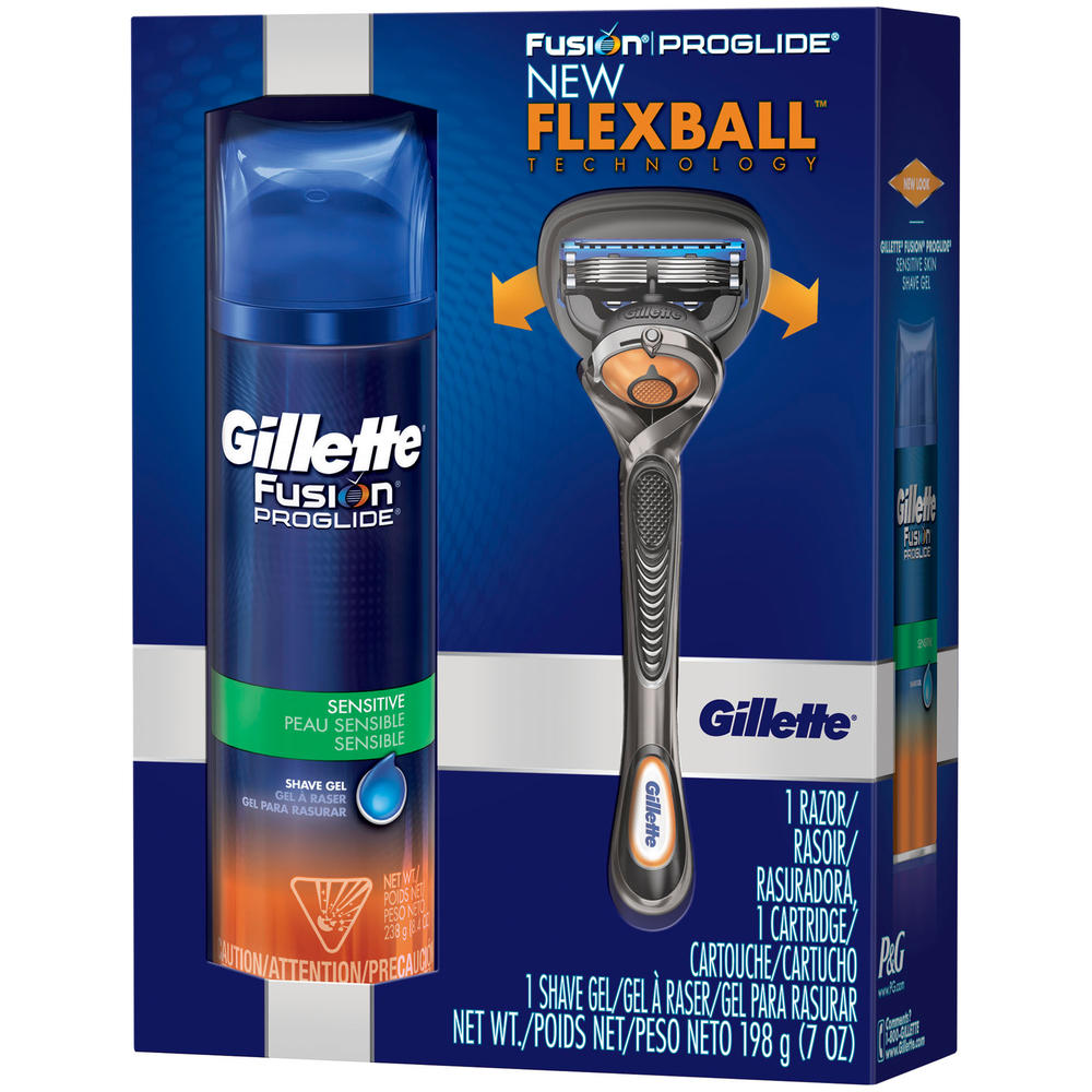 Gillette Fusion Proglide Manual Mens Razor Gift Set  7 fl oz  198 g